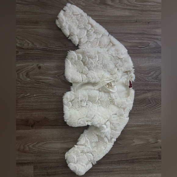 Just Kids Girls Fur Coat - Picture 2 of 6